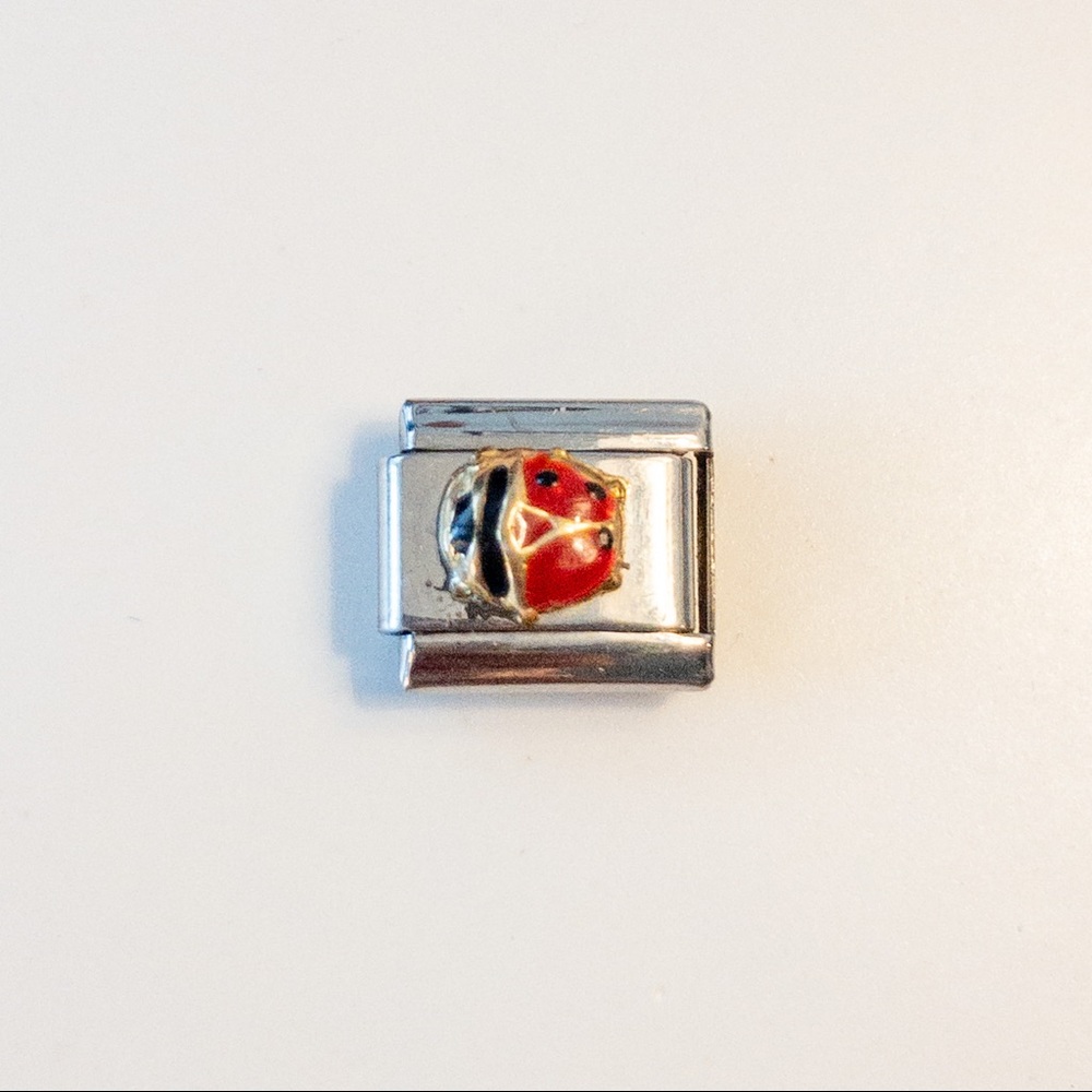 Ladybug Italian Charm Bracelet Charm